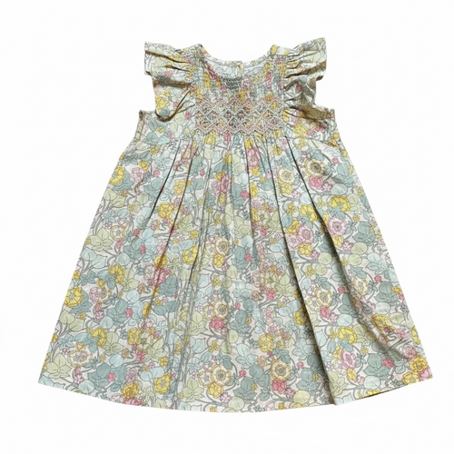 Bonpoint Floral Smocked Dress — Size 2