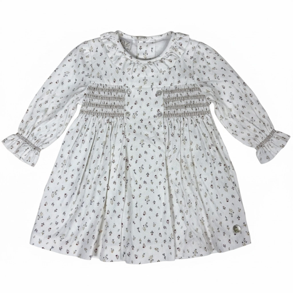 Paz Rodriguez Smocked Floral Dress — 9 Months